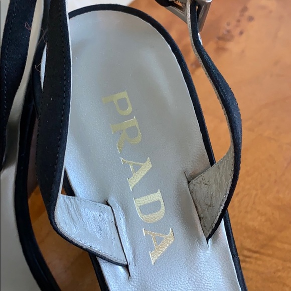 PRADA geometric evening sandals 37 - Picture 2 of 11
